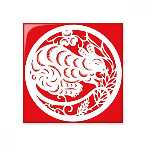 Artisanat céramique rat zodiaque chinois design brillant