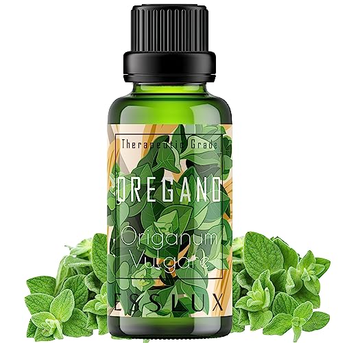 Image of Esslux Oregano Essential Oil for Soothing Sensitive Skin - Therapeutic Grade Oregano - Perfect for Aromatherapy, Sensitive Skin, Health & Breathing - Use in Diffuser or on Skin - 120 ML