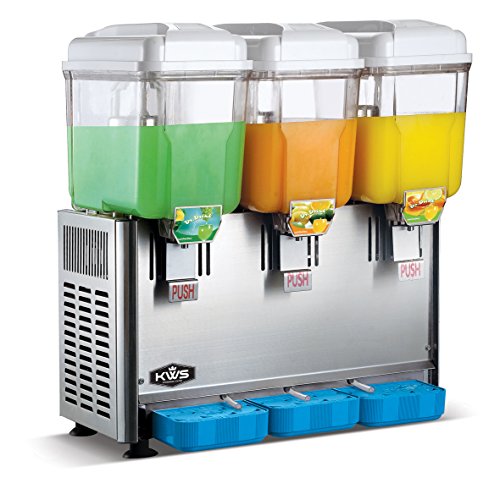 KWS Commercial Cold and Hot Beverage Dispensers 1-3tanks 3gallon Per Tank (3P)