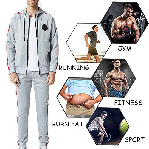 Image of DUOFIER Men Polyester Spandex Track Suit