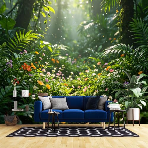 Solución Paredes Sosas Papel Pintado Selva Tropical 2