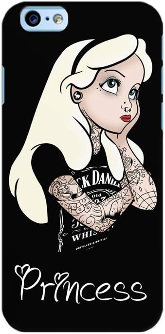 Urbankaos Princess Punk Rock Alice Tattoo Protective Case Cover Soft Case Black Slim Fit Soft Tpu Amazon Co Uk Electronics Photo