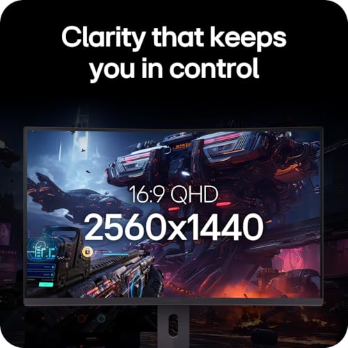 Image of LG 32-inch 32G600A-B, Ultragear VA Panel QHD (2560 x 1440) Curved Gaming Monitor, 180Hz, 1ms, 3000:1 Contrast, 99% sRGB, AMD FreeSync, HDMI, DisplayPort, Tilt /Height /Swivel Adjustable Stand, Black