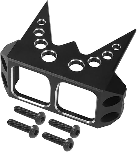 Miniatura 1 de Servo guardias RC de aleación de aluminio para servo guardia de dirección cubierta SOA para 110 RC Crawler Rig Rock Bouncer Roll Cage Capra RR10