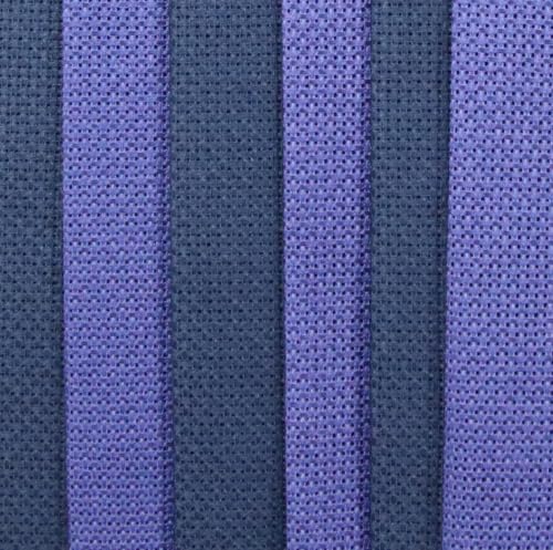 Image of KCS 4 /6 pc of 12 inch x 18 inch(30cmx45cm) 18 Count Cotton Aida Cloth Cross Stitch Fabric (6 pc, Royal Blue+Navy Blue)