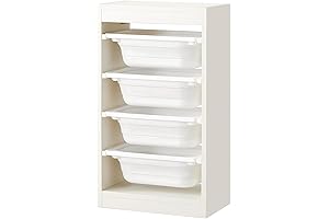 beright Collapsible Stackable Plastic Storage Bins