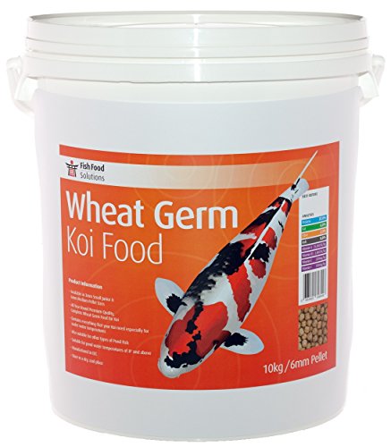 FFS Wheat Germ Koi Fish Food. Medium 6mm Pellets. Suitable for all Pond Fish (10kg)