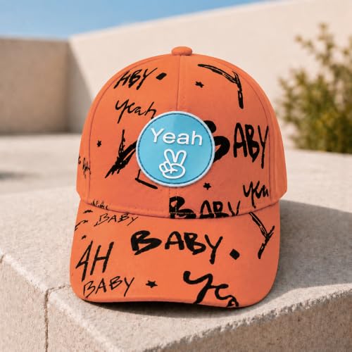 Image of VRITRAZ Unisex Kids Baseball Cap, Lightweight Adjustable Casual Sports Hat | for School, Travel and Outdoor Activities, Boys and Girls (4-12 Years)