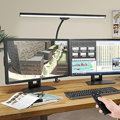 Led Schreibtischlampen-18w 96LEDs Tischlampe-Augenschutz-Dimmbar Schwannenhals-Berührungssteuerung Büro Architektenlampe Cover