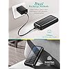 Power-Bank-Soxono-Solar-Charger-30000-mAh-Slimmest-and-Lightest-Portable-Charger-2-USB-Ports-High-Speed-Panel-External-Battery-for-iPhone-Samsung-Galaxy-and-More SOXONO Portable Charger Power Bank - 30000mAh Solar Charger, 2 USB Ports High-Speed Panel External Battery Pack for iPhone, Android and More