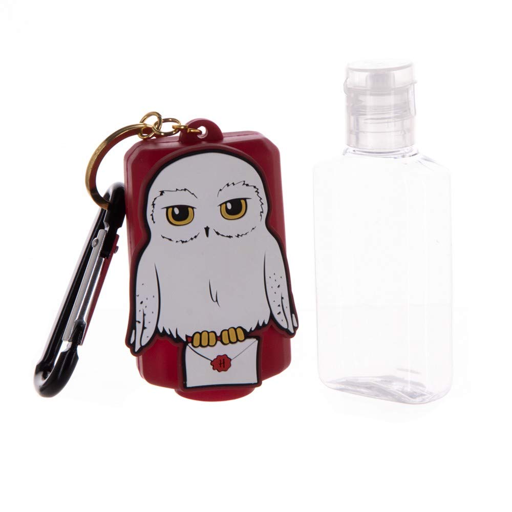 BioworldHarry Potter Hedwig Rubber Hand Sanitizer Bottle Holder Keychain