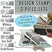 The Beadsmith Steel Design Stamps - Jewelry Stamping Tools, Celestial Design, 3-Piece Set, 3.125 Inches w/ 5 mm Base