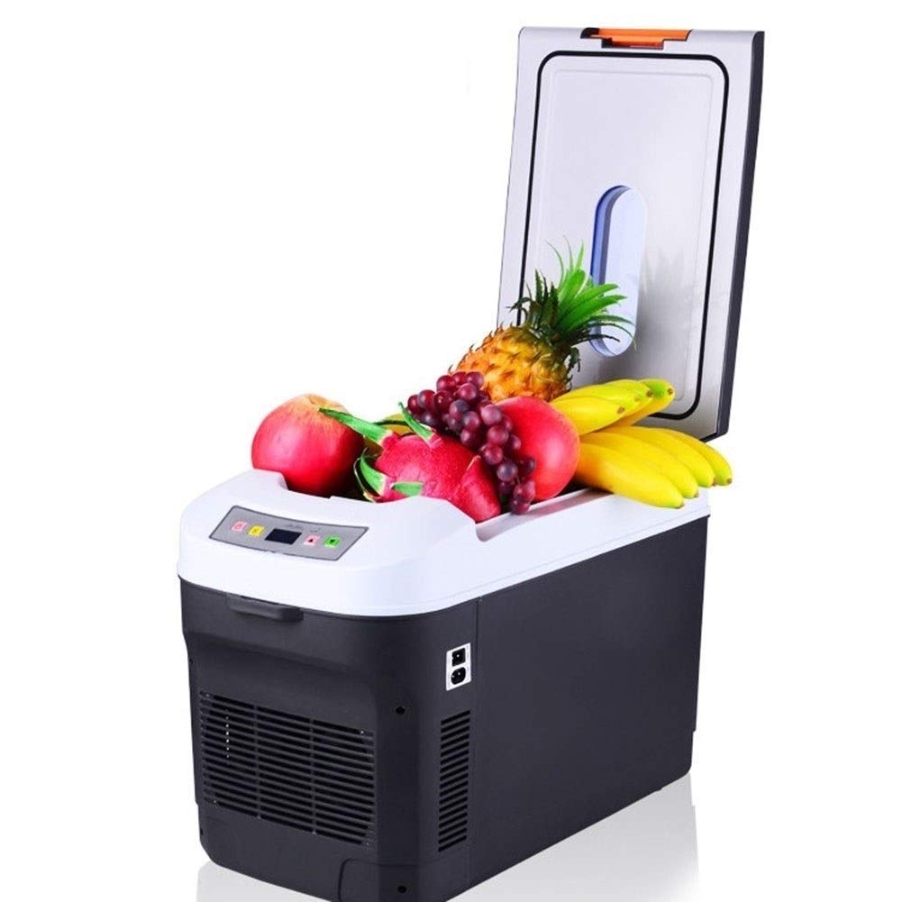 Frigo Portatile Termoelettrico 22L, Frigorifero Elettrico, 12V/24V/220V Funzione Caldo Freddo, Camion Famiglia Auto Camping