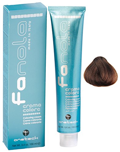 FANOLA - Crema colorante per capelli, 100 ml, 6.34, biondo scuro, oro, rame