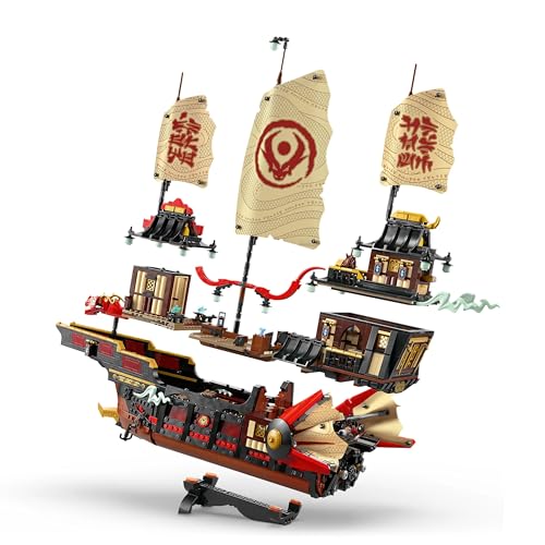 Image of LEGO NINJAGO The Temple Bounty Ship Toy Building Kit 71848 Building Blocks Toys for 14+ Gift for Boys and Girls
