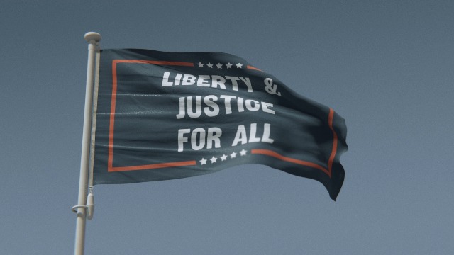 Amazon.com : Liberty And Justice For All Political Statement Flag