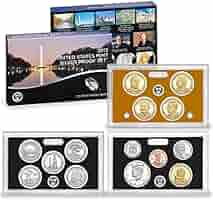 2013 S U.S. Mint 14-coin Silver Proof Set - OGP box & COA