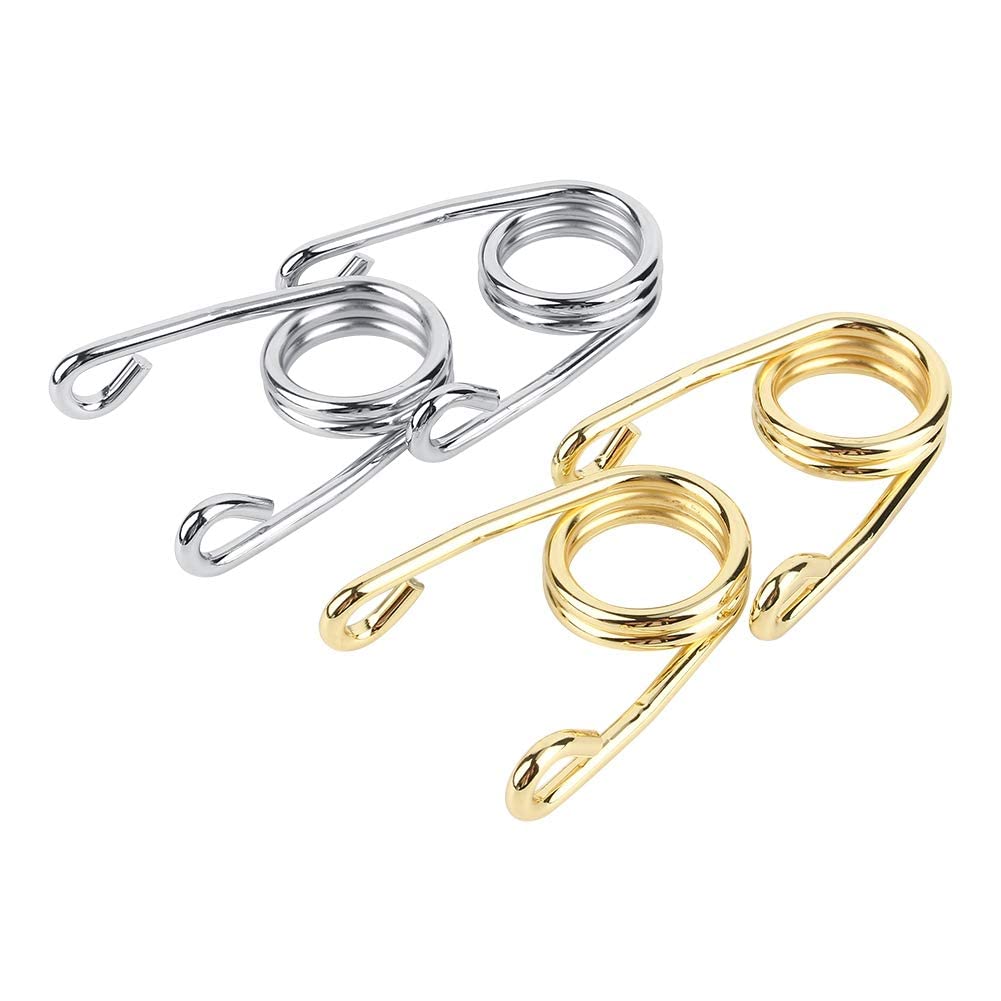 Molle Sedile Motocicletta Oro/Argento - Per Chopper E Bobber Personalizzate - Foto 12