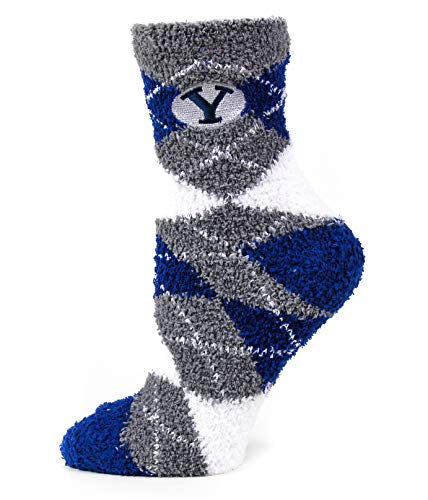 DB Fan Gear BYU Cougars Unisex 3 Piece Fuzzy Sock Bundle, Multicolor, One Size Fits Most4