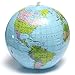 Produktbild CROSYO 1 stück 38 cm Aufblasbare Globus Welt Erde Ozean Karte Ball Geographie Lernen Lerner Strand Ball Kinder Geographie Pädagogische Lieferungen