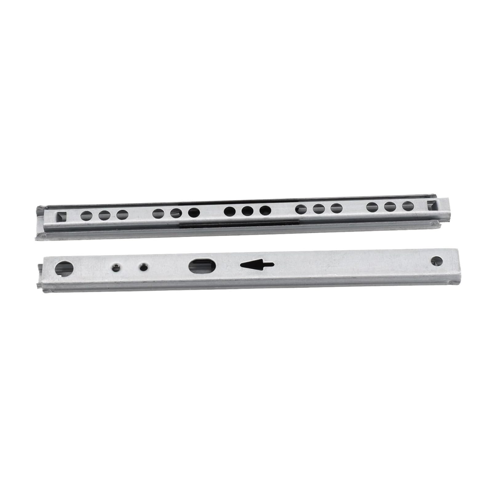 Guías para cajones con cojinetes de bolas montados 2 Piezas De Extensiones Completas For Cajones, Armario, Muebles Cocina(10inch)