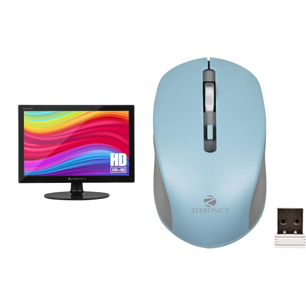 ZEBRONICS Zeb-V16HD LED Monitor with15.4 with Supporting HDMI, has VGA Input, HD 1280 x 800 Pixels, (B0BNVYRJKK) Amazon Price History, Amazon Price Tracker
