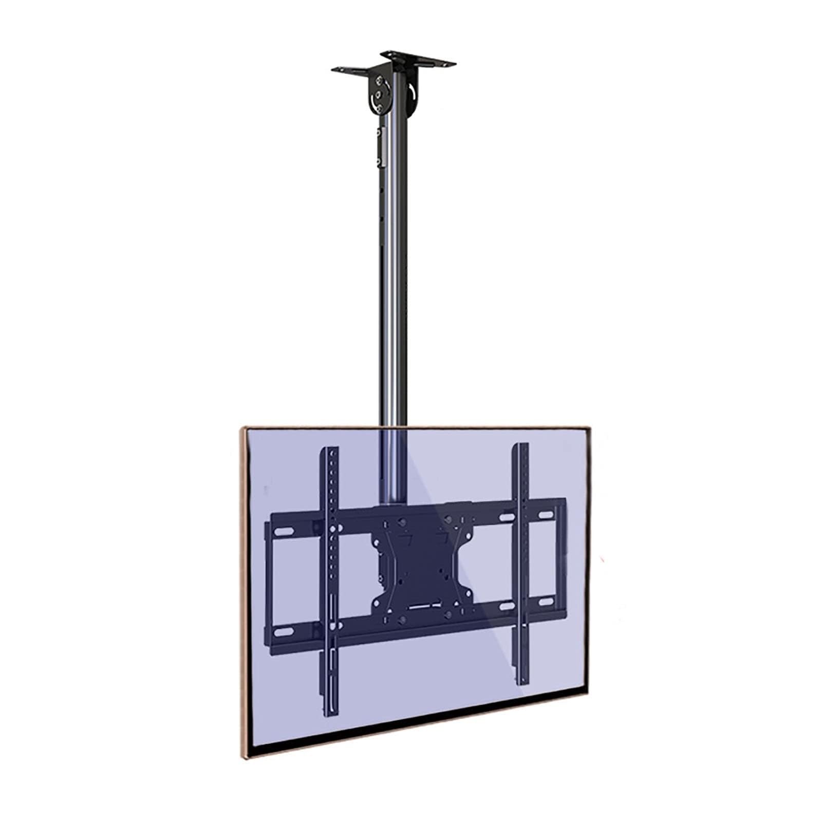 asdchZen Tv Bracket Adjustable Ceiling Tv Mount Bracket - Height Adjustable Swivel Tilting Bracket,Tv Wall Mount,For 32-65 Inch Lcd Tv And Monitors,Metal Expansion Screw Fixing Tv,A-10001500mm