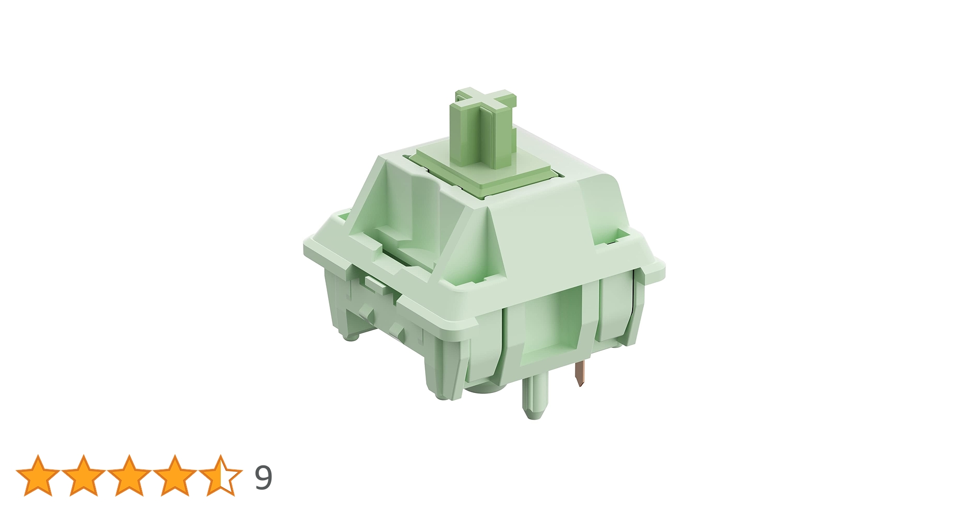 KTT Matcha 抹茶 タクタイルキーボードスイッチ 80個（75個未使用） KTT Matcha tactile switch w/ KBD67 Lite v3 alu case, fr4