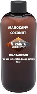 Mahogany Coconut Fragrance Oil (Our Version of The Brand Name) (16 oz Bottle) for Candle Making, Soap Making, Tart Making, Room Sprays, Lotions, Car Fresheners, Slime, Bath Bombs