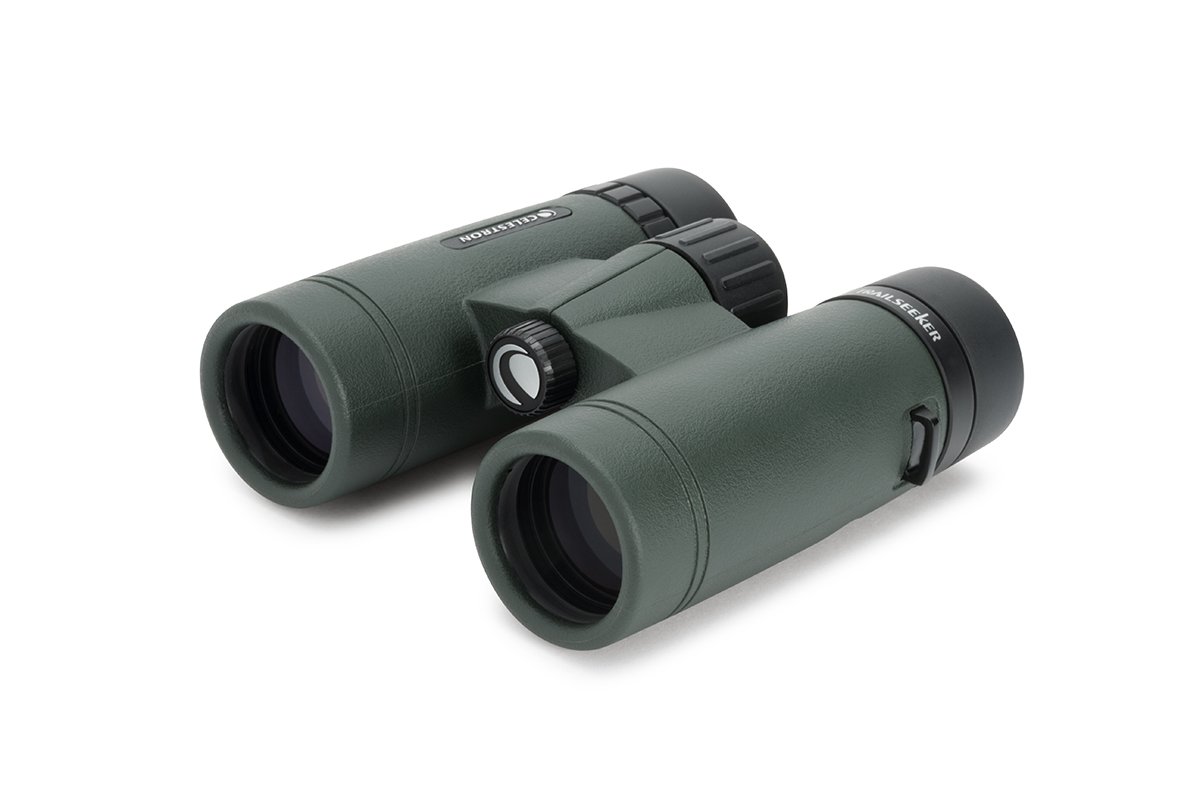Celestron – TrailSeeker 8x32 Binoculars – Fully Multi-Coated Optics – Binoculars for Adults – Phase and Dielectric Coated BaK-4 Prisms – Waterproof & Fogproof – Rubber Armored – 6.5 Feet Close Focus