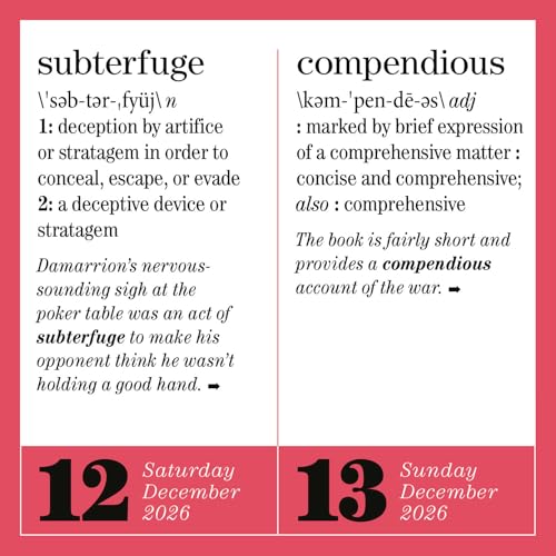 365 New Words-A-Year Page-A-Day(r) Calendar 2026: From the Editors of Merriam-Webster - Image 7