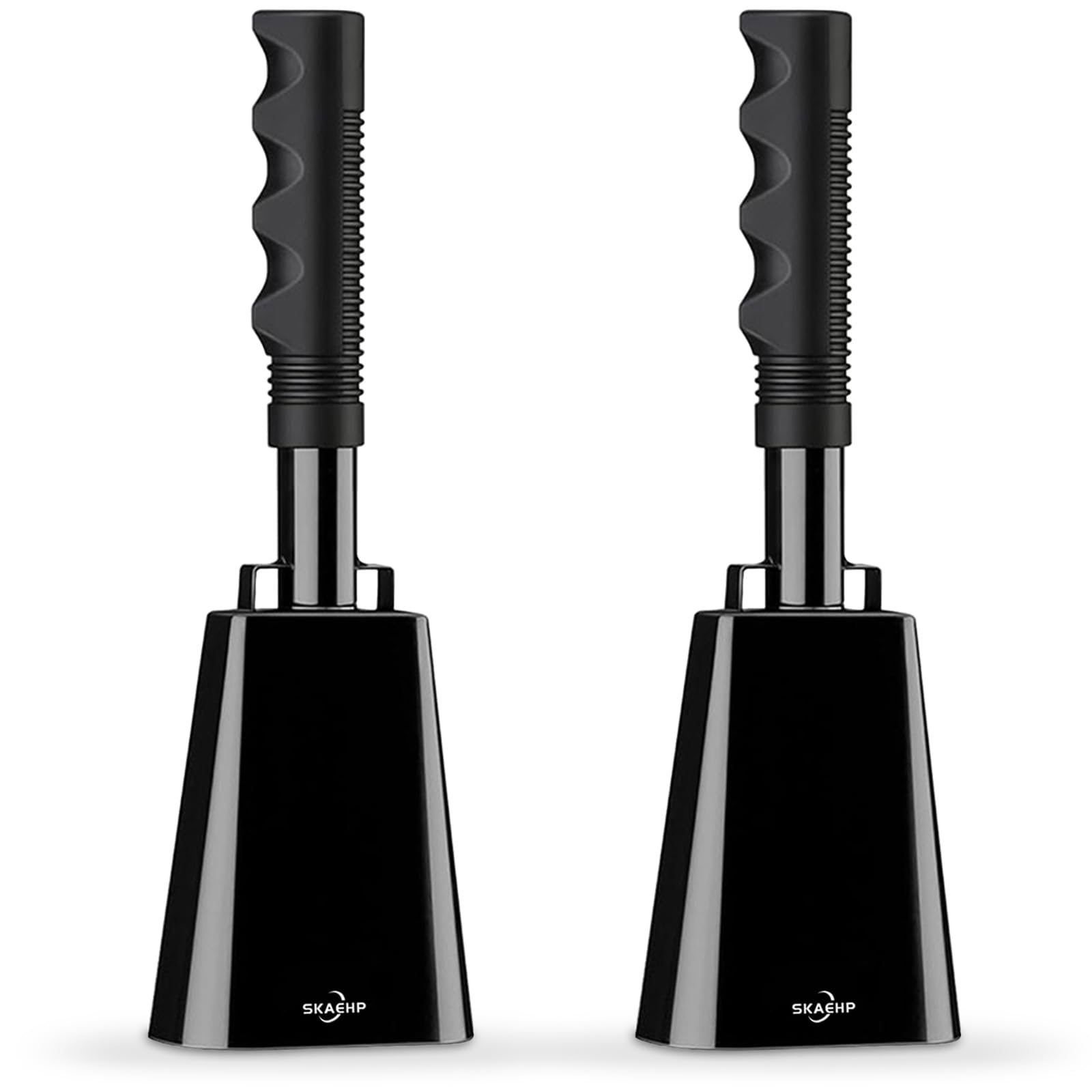 Cow Bells for Sporting Events, 10 Inch Steel Cowbell 2 Pack