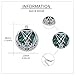 URONE Sigil of Lucifer Necklace Sterling Silver Lucifer Celtic Knot Abalone Shell Pendant Pagan Jewelry Gifts for Women
