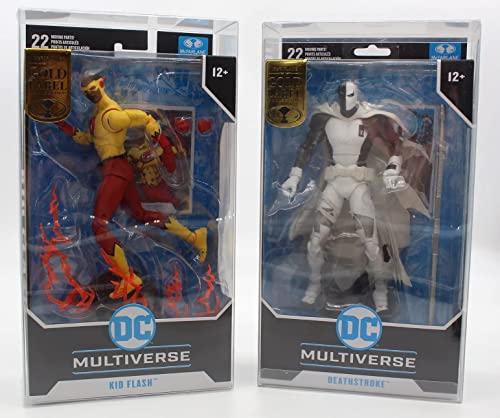 Evoretro Action Figure Display Case Protector For Mcfarlane Dc Multiverse 7" Figures, Warhammer 40K Figures, Thick 0.40Mm Acid-Free Pet, Ultra-Clear, Archive-Grade, Will Last For Years To Come, 10Pack #TOP2
