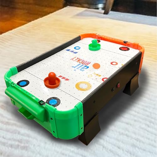 ToyMagic Air Hockey Medium Battle Ground Toy|Eletric Powered Portable Board Game|Indoor Toy|Electric Motor Fan - Includes 2 Pushers and 2 Air Hockey Pucks|Birthday Gift for Kids & Adult|Made in India (B0D4TTPPJ7) Amazon Price History, Amazon Price Tracker