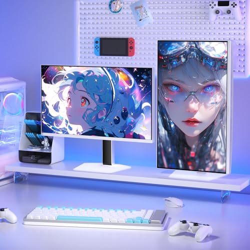 undefined INNOCN MiniLED 4k モニター 27インチ ゲーミングモニター 4K@160Hz/フルHD@320Hz切り替え デュアルモニター ホワイト 0.5ms MPCS 非光沢 広色域 無輝点保証対応 (QD量子ドット/HDR1000/HDMI 2.1×2/DP 1.4×2/USBハブ/Type-C 90W/VESA対応/スピーカー/高さ調整/縦横回転) GA27V1M の商品画像 7