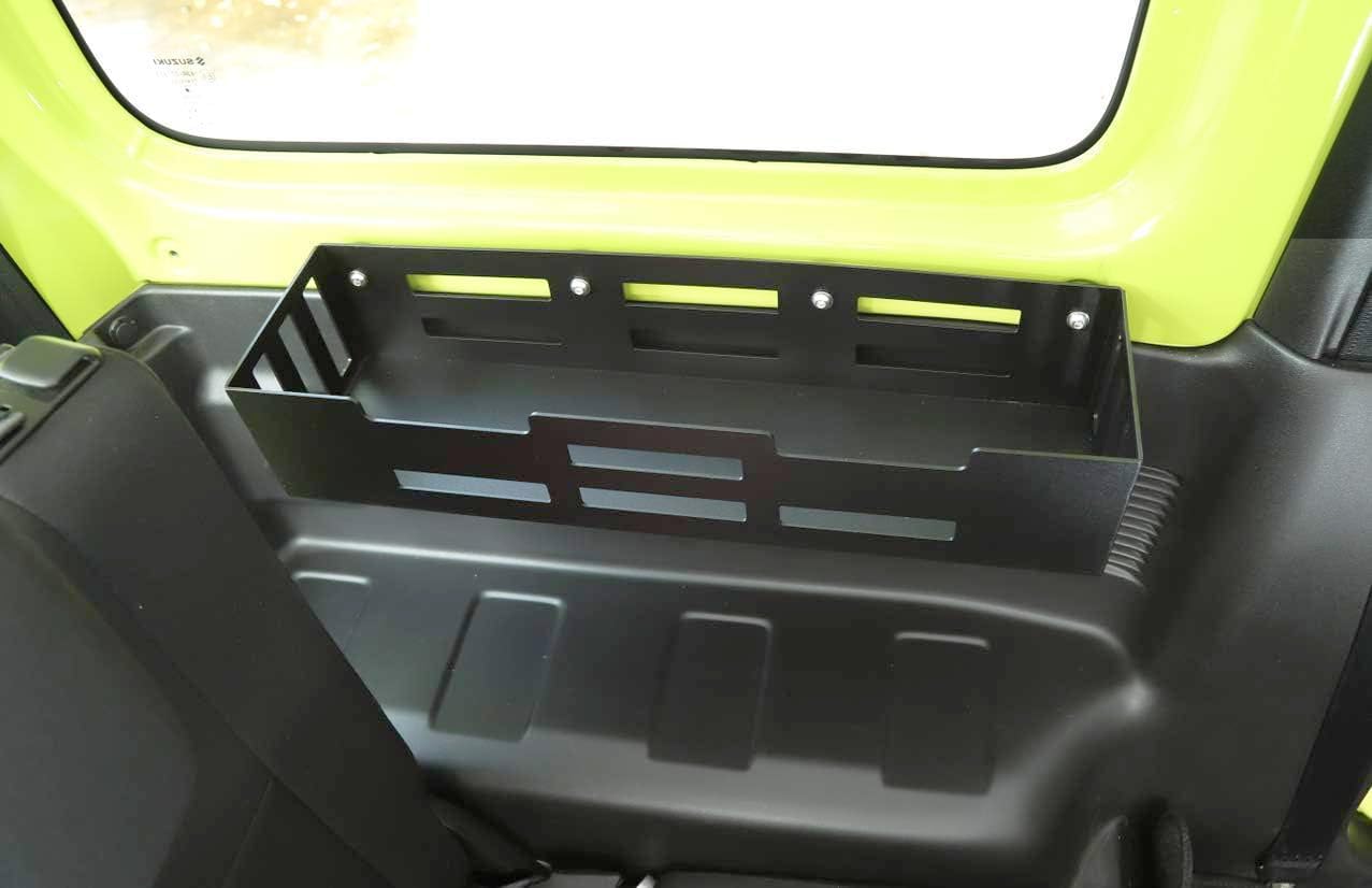 Organizer laterale per bagagliaio dell'auto, per Suzuki Jimny JB64 JB74 2019-2024 (alluminio, 1 pezzo)