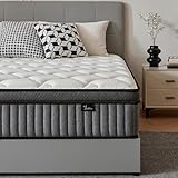 12 Inch Full Size Mattress in a Box, Hybrid Cooling Gel Memory Foam & Pocketed Coils, Medium Firm, CertiPUR-US Certified, Pressure Relief, Motion Isolation