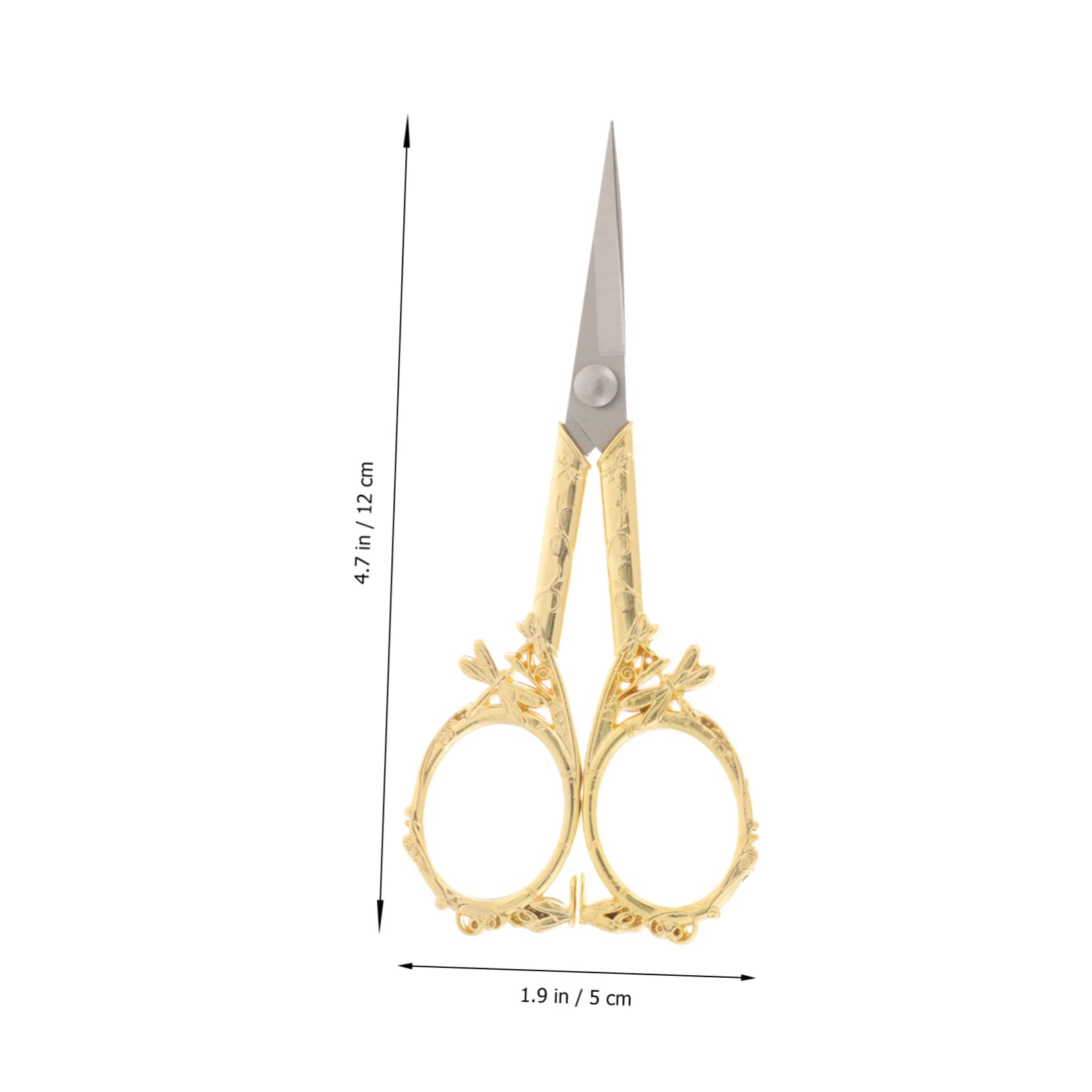SHINEOFI 4piezas Tijeras De Costura Pequeñas De Acero Inoxidable Tijeras Multifuncionales Para Manualidades y Bordado Cortes Precise Para Hilo y Ligera y Portátil Para Uso Casa y Escuela