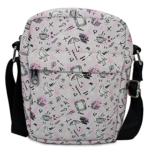 Buckle Down Friends Bag, Crossbody, Television Show Icons, Vegan Leather