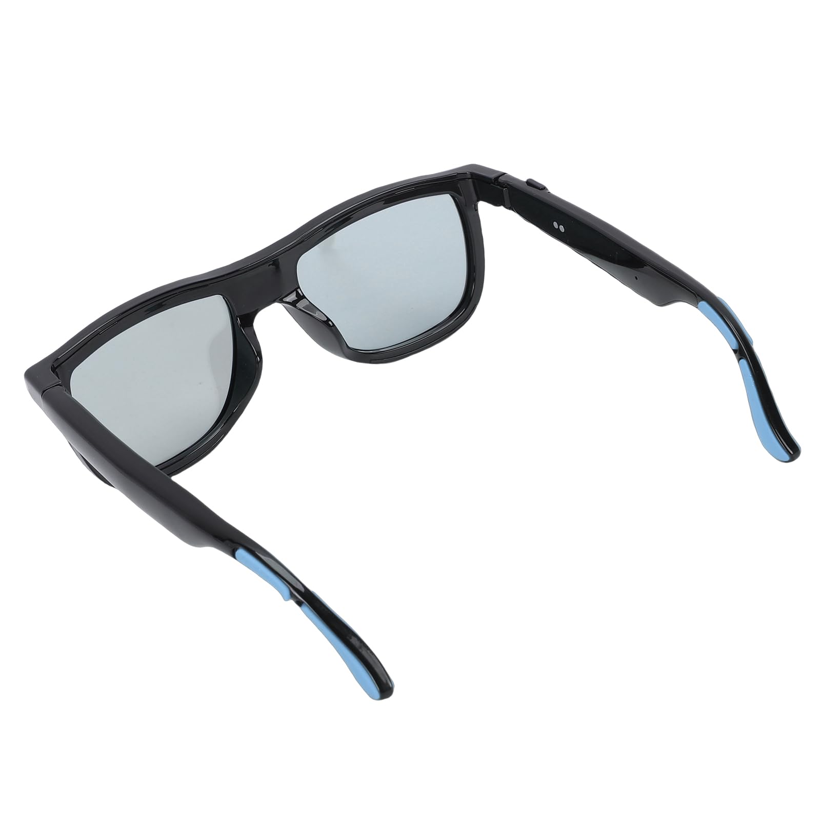 Duokon Occhiali Intelligenti AI Bluetooth con Lente Elettrocromica, Occhiali per Traduzione a Orecchio Aperto TR90, Controllo Touch con Riduzione del Rumore a Doppio Microfono per Viaggi Guida (BLUE)