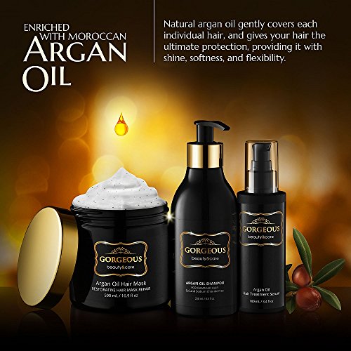 Beauty-Gorgeous-Argan-Oil-Shampoooil-Mask-Set-Hair-Care-New-Gift