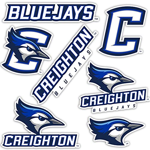 Desert Cactus Creighton University Sticker CU Bluejays Sticker Vinyl Decals Laptop Water Bottle Car Scrapbook Sheet T2 (Type 2)