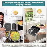 Silicone Air Fryer Liners for Ninja Foodi Flexdrawer AF500UK,Reusable Ninja Air Fryer Linners,3Pcs Silicone Air Fryer Liner for Ninja AF500 10.4L*1+5.2L*2,Air Fryer Accessories for Cosori Twinfry 10L - Image 7