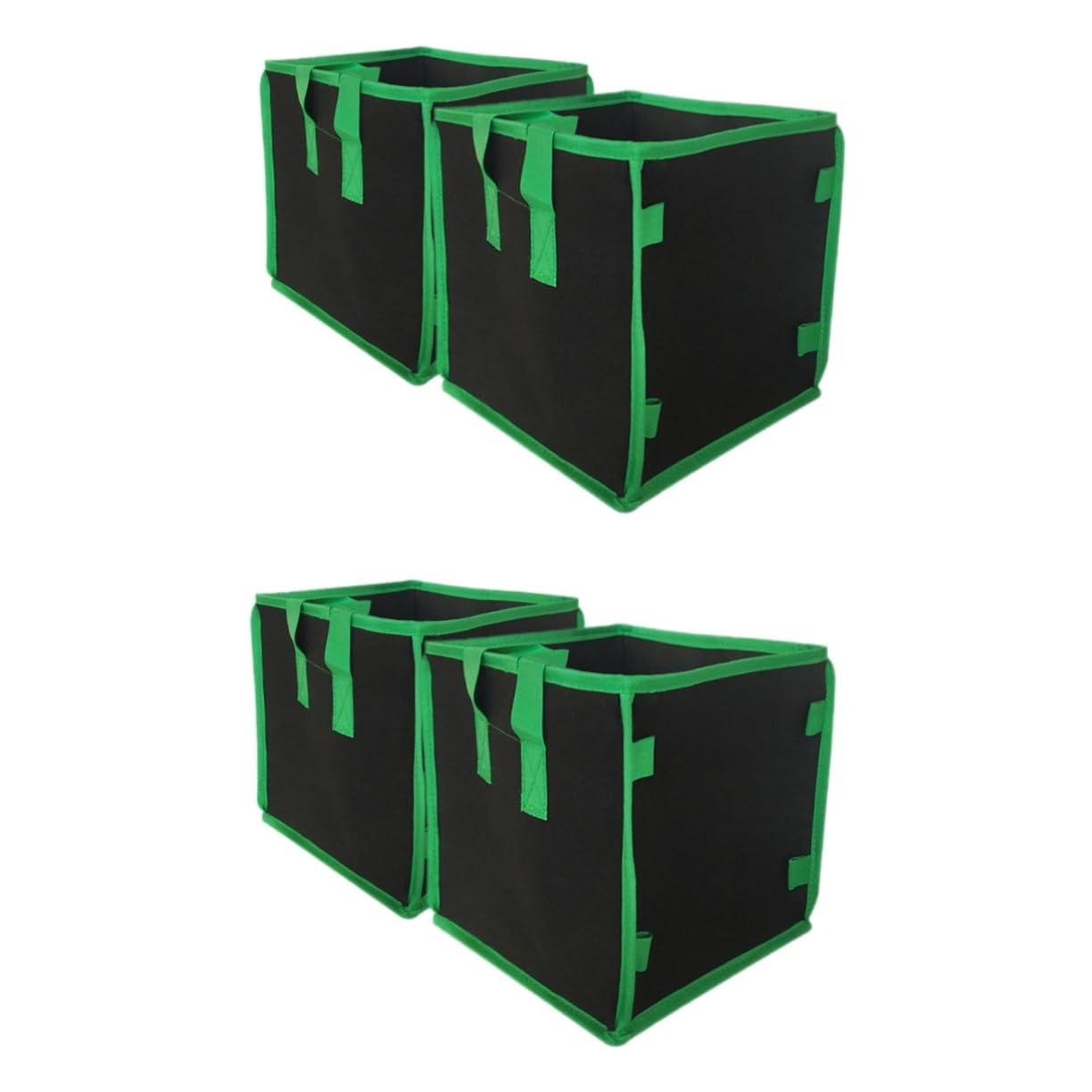 BESTonZON 2 Set Sacchetti Per Coltivazione Per Giardinaggio E Contenitori Nutrienti Per Materiale Traspirante Per Sane E Ottimale 2 Pezzi*2