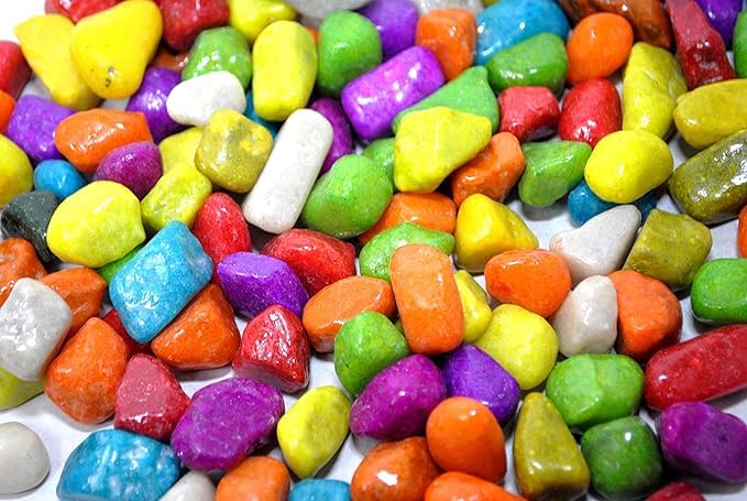BABA KA DEEWANA 1 Kg Multicolor Pebbles Stones for Plants Pots, Aquarium/Fish Tank, Garden, Decoration, Table and Home Decor, Vase Fillers (1 Kg, Mixed Gems) (B0DFMQZY38) Amazon Price History, Amazon Price Tracker