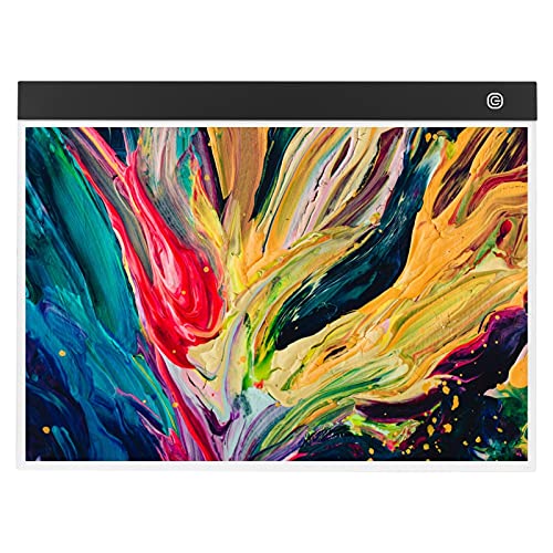 Almohadilla de luz LED ultrafina A3 alimentada por USB, brillo continuo, tablero de dibujo translúcido para animación de artistas, bocetos, arquitectura, caligrafía, plantillas