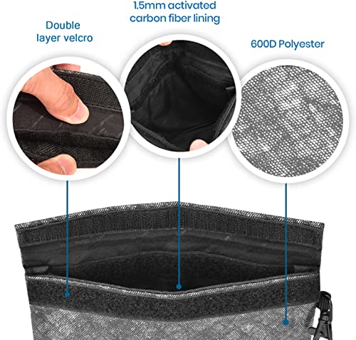 Anti-odour Waterproof Stash Bag - Scent Proof Pouch With Combination Lock for Eliminating Trapping Stink & Smelly Discreet Accessories3