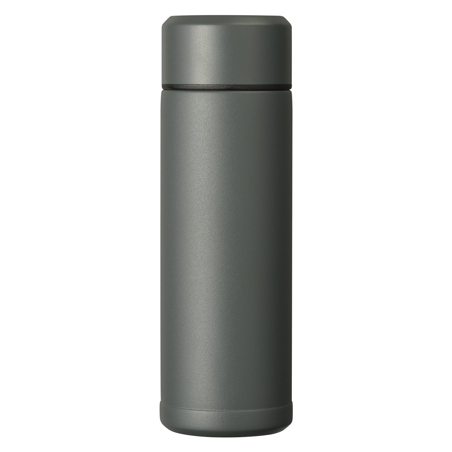 Kyocera MB-06S-GY Slim 180ml Screwtop Slim Travel Mug in Dark Grey, 180 ml