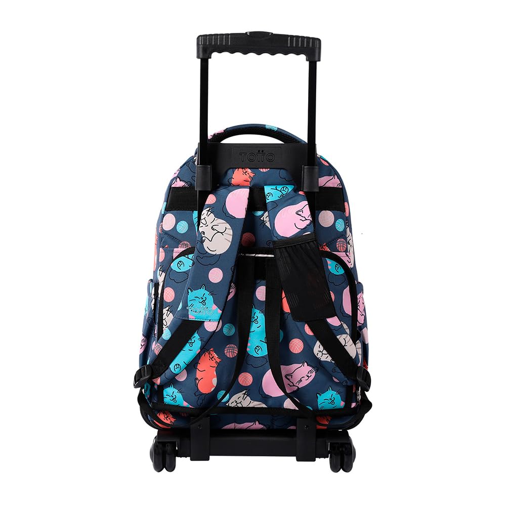 TOTTO MOCHILA ESCOLAR RUEDAS MISSI Unisex-adulto MARINO 60